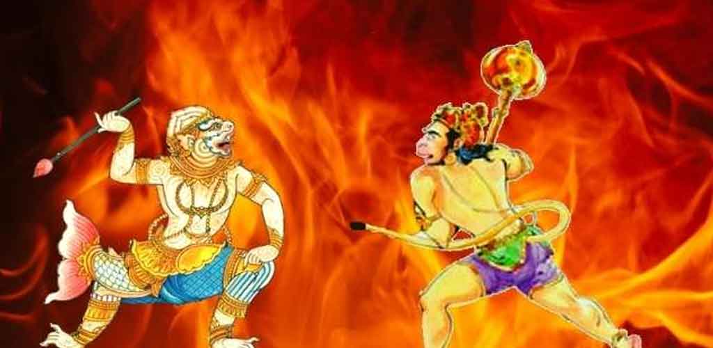 रामायण युद्ध में हनुमान